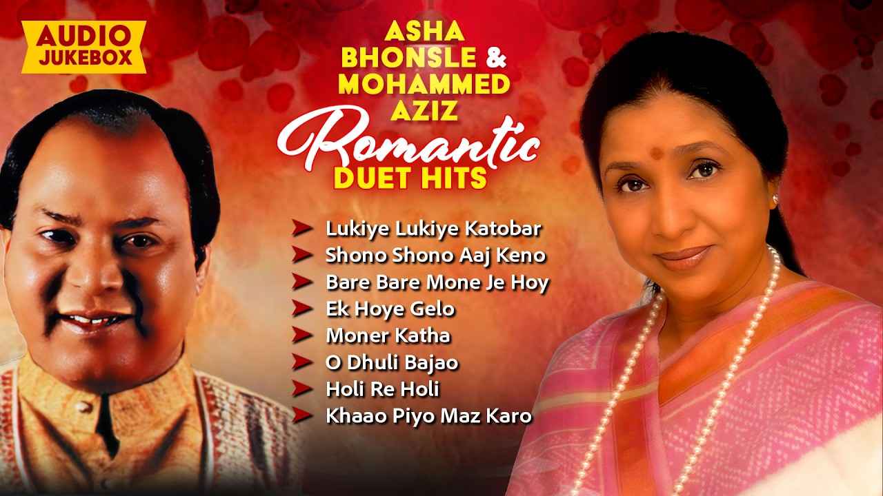 Asha Bhosle & Mohammed Aziz – Timeless Romantic Duets | Bengali Hit Songs