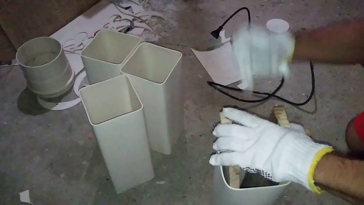 Parte pratica do tubo 150mm quadrado