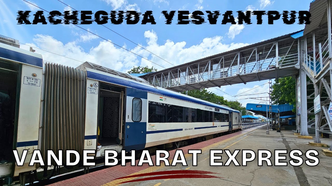 20703 Kacheguda Yesvantpur Vande Bharat Express | Full Journey | Hyderabad to Bengaluru