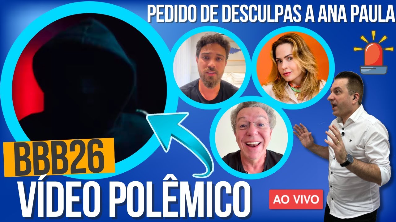 🔴BBB26: AINDA DÁ TEMPO! BONINHO MANDA RECADO, LUIZ FRANBACH PEDE DESCULPAS, VÍDEO POLÊMICO MATHEUS