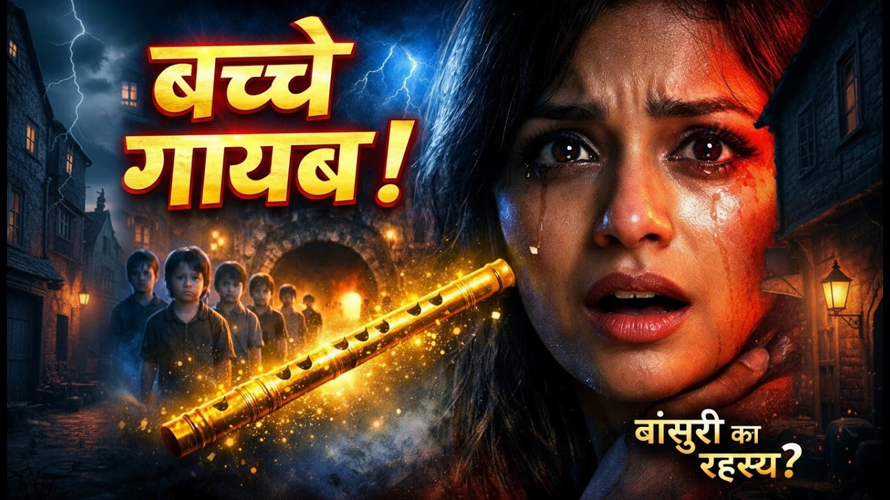 बांसुरीवाला और गायब बच्चे 😱 | Pied Piper of Hamelin Horror Story in Hindi #hindistories