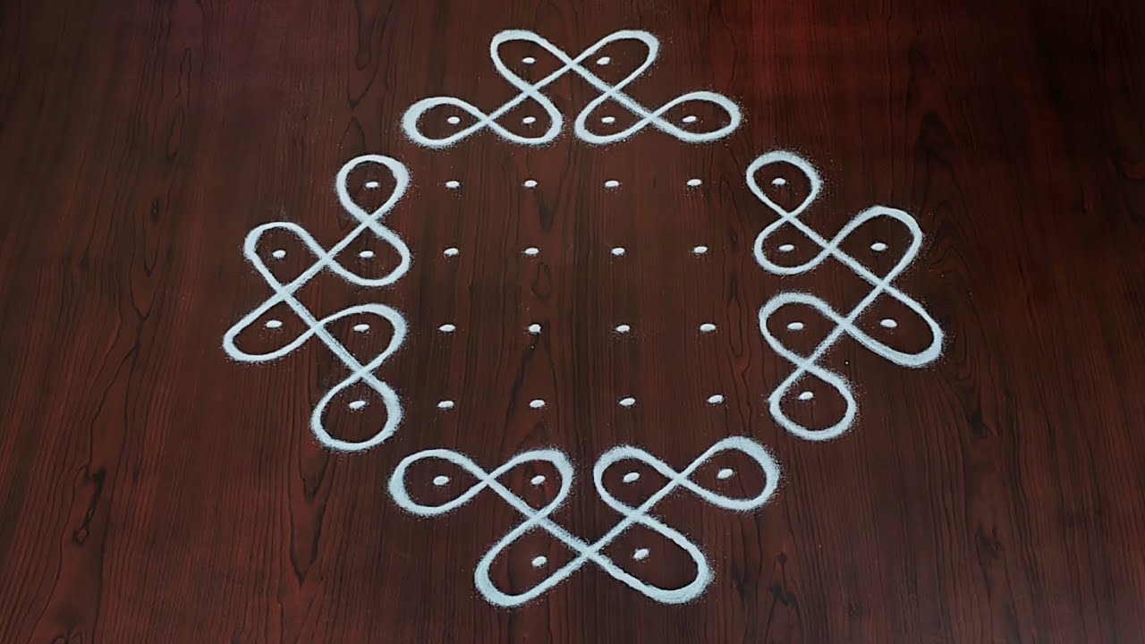 8×2dots melikala muggulu|easy rangoli|daily chukkala muggulu||sikku,kambhi,neli kolams|#Nice Rangoli