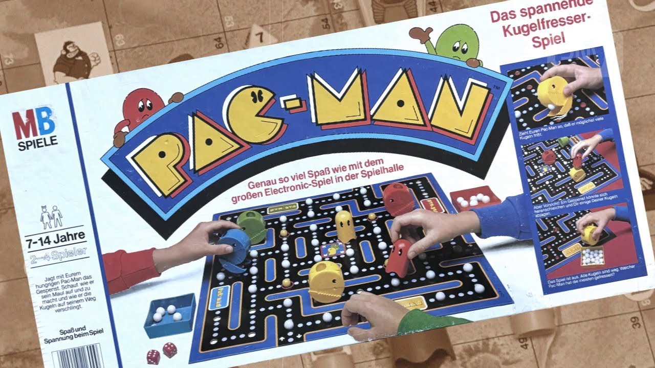 Pac Man Brettspiel (MB, 1982) Review MB Präsentiert ;-)