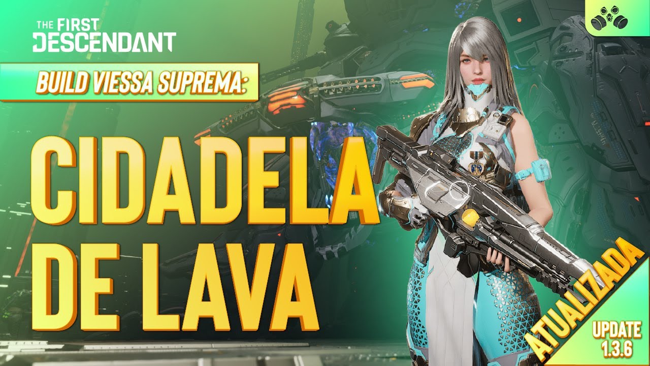 Build Viessa Suprema com Lança da Guarda Real para o Cidadela de Lava, a Rainha de Gelo Tá Insana!