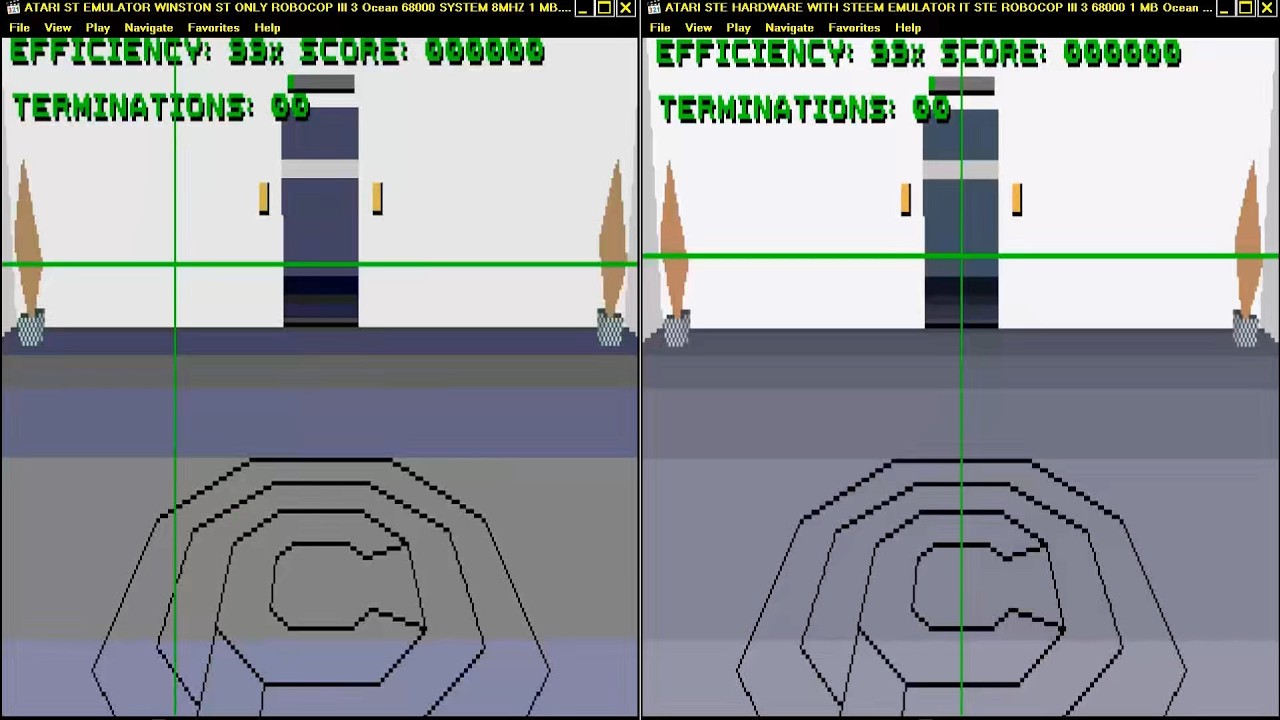 ROBOCOP 3 LETS HEAR AND SEE ROBOCOP 3 III IN ATARI ST WINSTON ST ONLY 68000 1 MB & ATARI STE HARDWAR