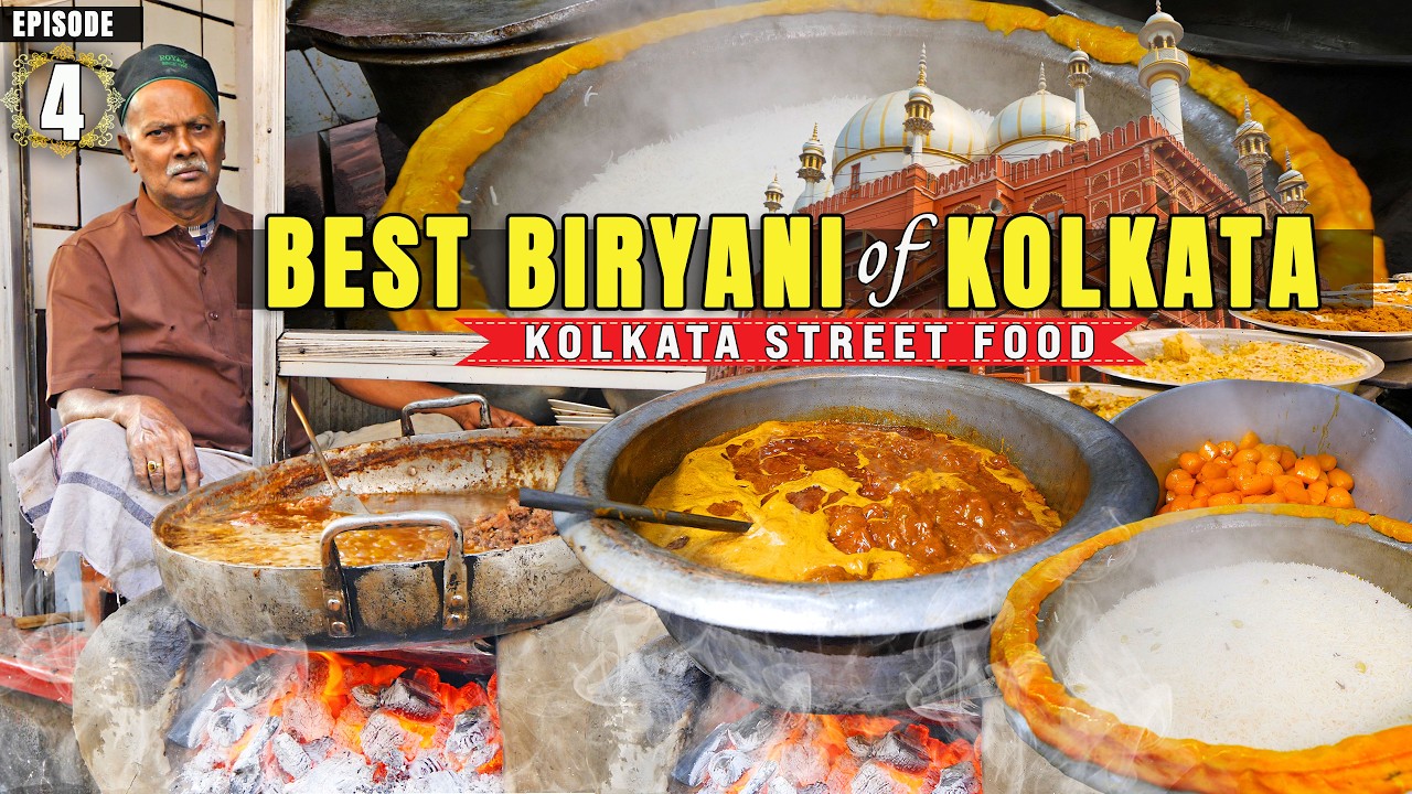Extreme 60-HOURS Hunt for Best Kolkata BIRYANI -  Exotic Kolkata Street Food at Zakaria Street!!🇮🇳