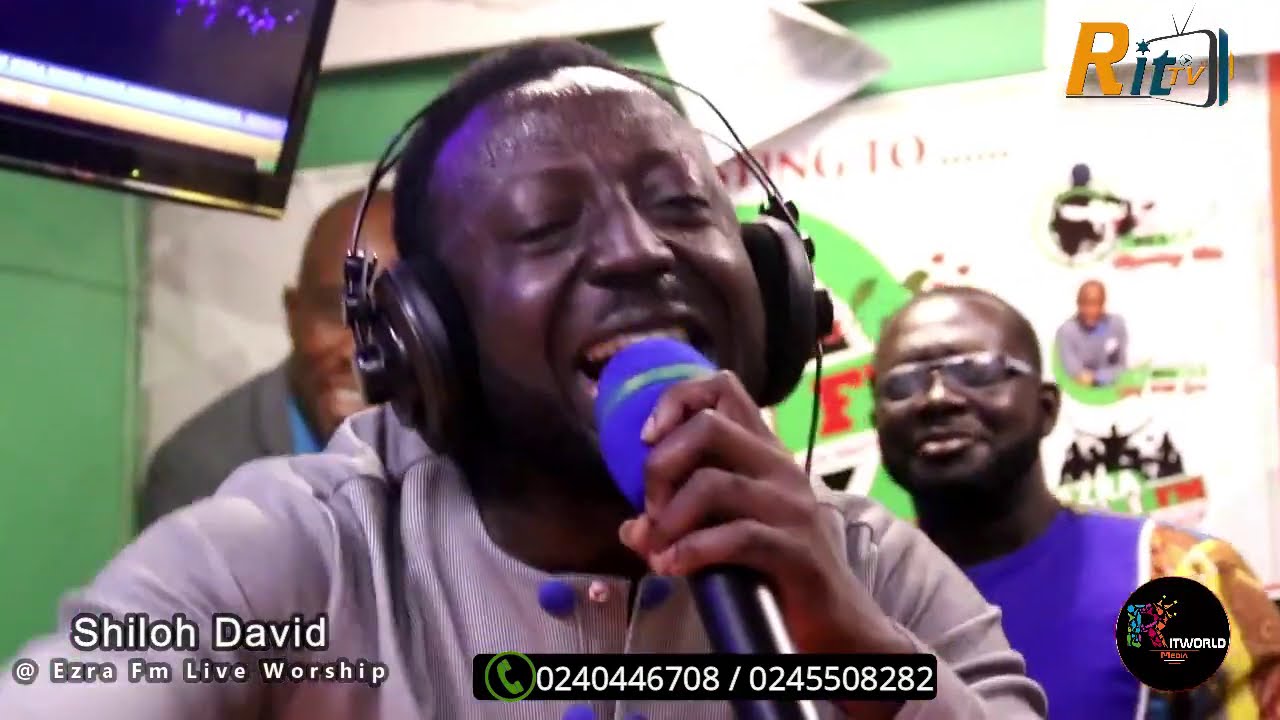 Ex-Okomfo Kyeame(Linguist)...SHILOH DAVID, Pure Ghana Worship Songs On Ezra Live Worship