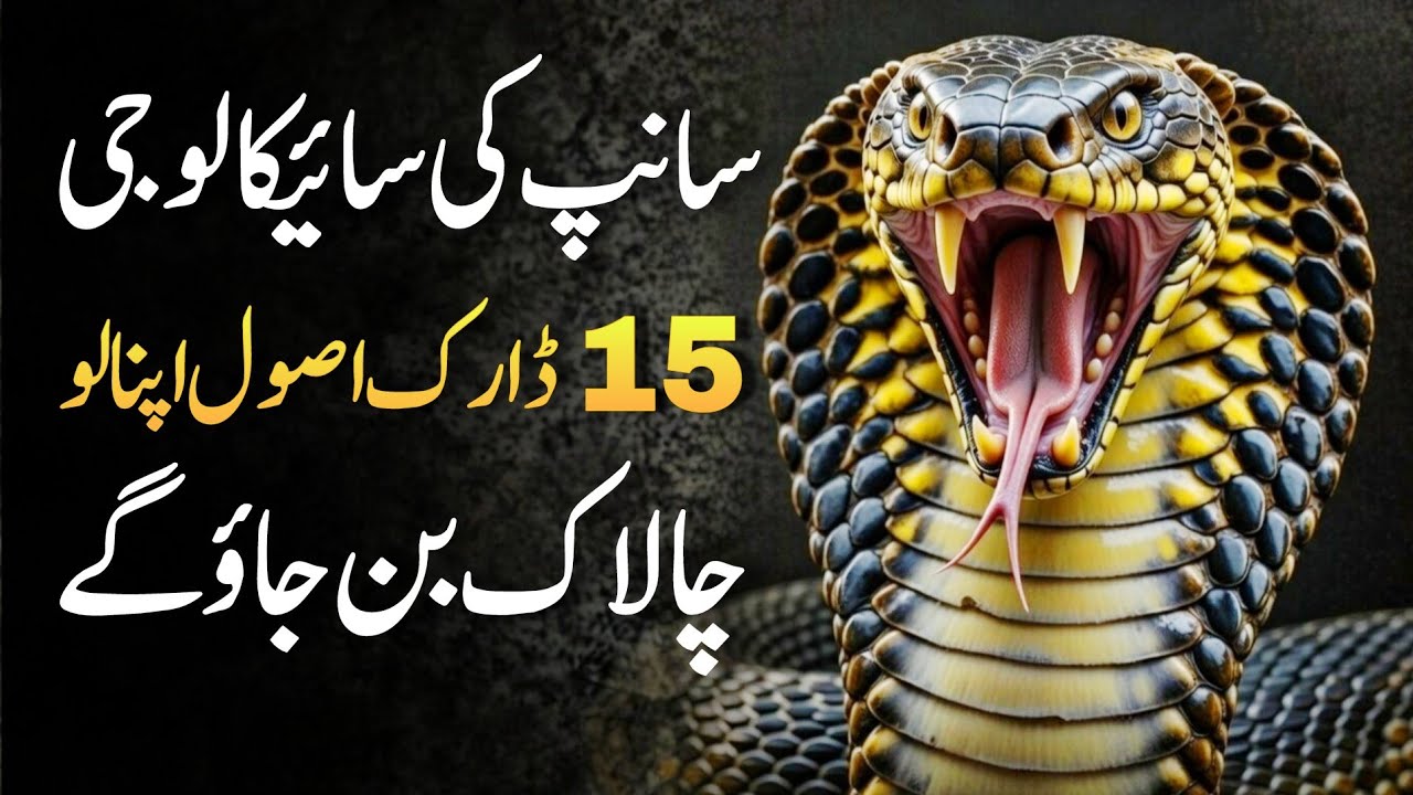 15 Dark Lessons from Snake Mentality (Be Silent, Be Deadly)