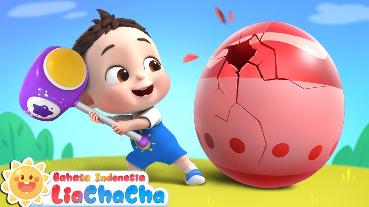 Lagu Telur Kejutan | Pelajari Warna | Lagu Lucu | Lagu Anak-anak | LiaChaCha Bahasa Indonesia