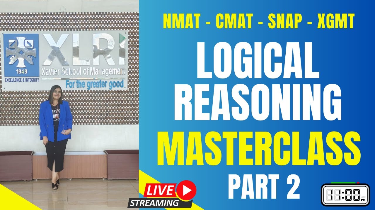 Most important Logical Reasoning Questions for SNAP| XGMT| CMAT| NMAT| Reasoning Masterclass Part 2
