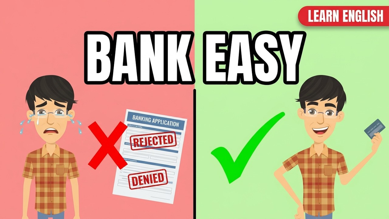 Applying for BANKING services | English Speaking Practice | Learn English