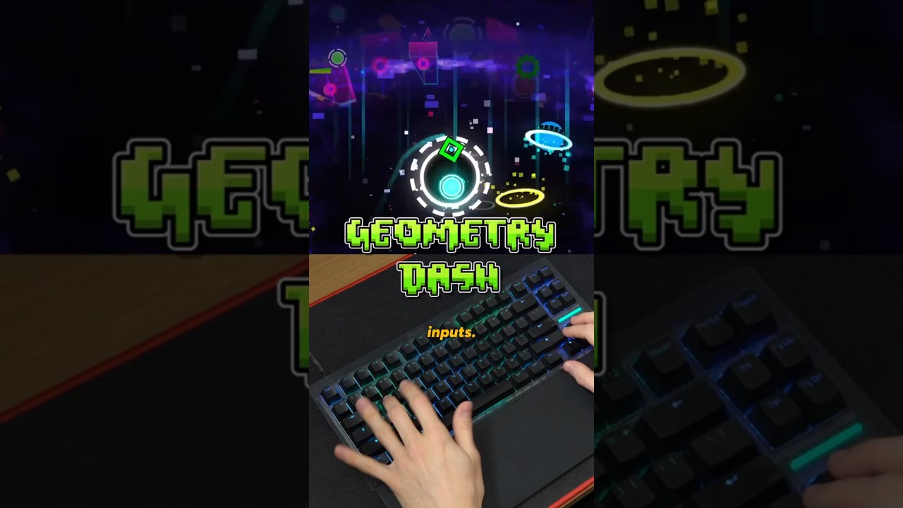 Это лучшая клавиатура для Geometry Dash #geometrydash