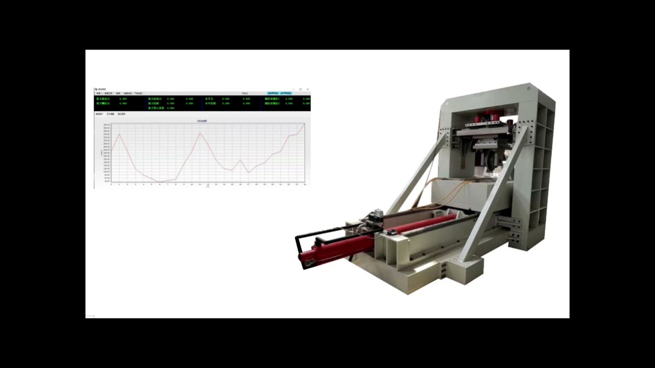 High confining pressure linear rock-breaking test system