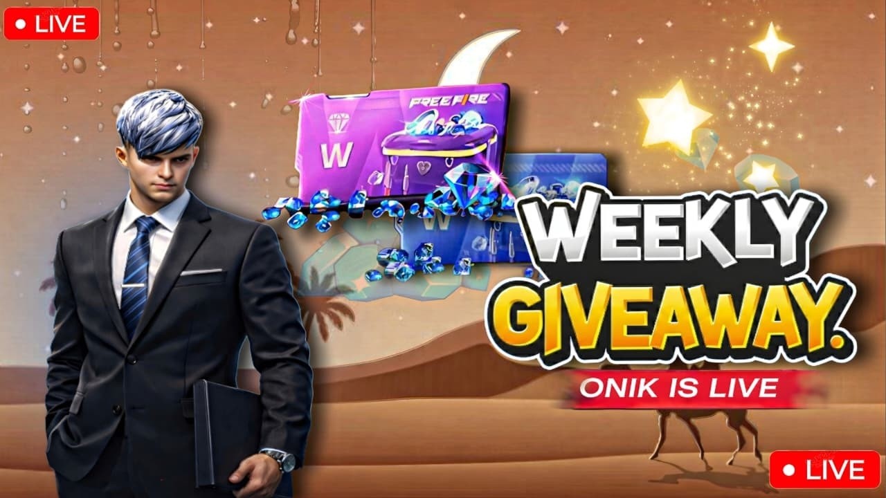 WEEKLY GIVEAWAY 🔥 AND BR RANK PUSH