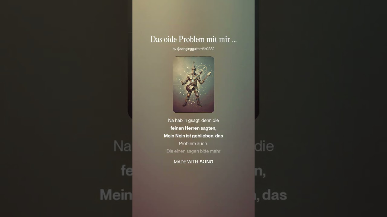 25 5 Das oide Problem mit mir   16 03 2026