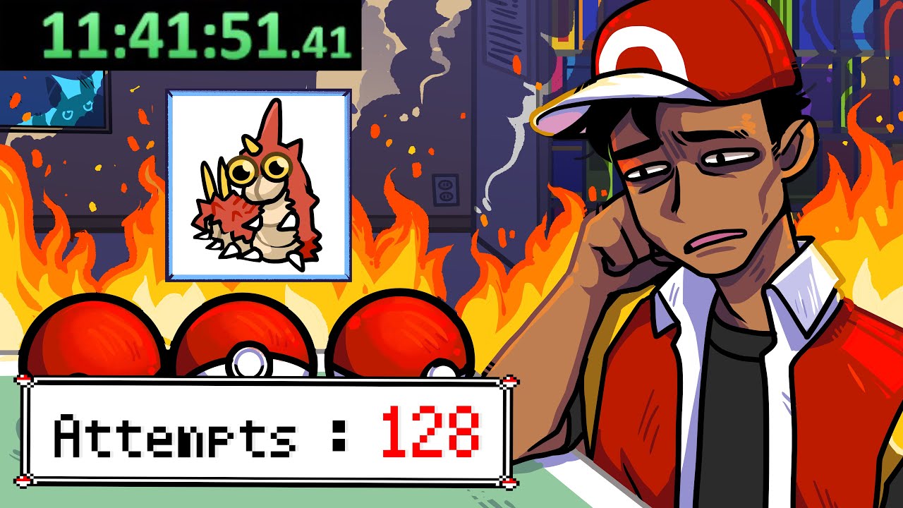 Я пытался пройти Pokémon Challenge «Kaizo Ironmon» в течение 24 ЧАСОВ...