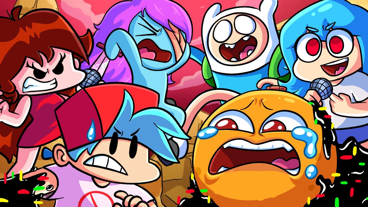 FNF Corrupted ''SLICED'' Annoying Orange x Learn With Pibby - FNF Animation