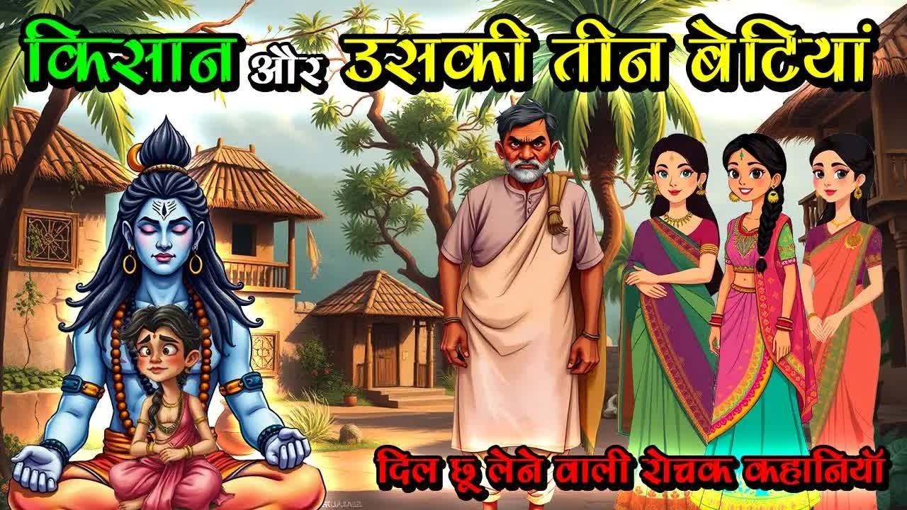 🔴धनी किसान की तीन बेटियां ｜ Hindi kahani ｜ ममता हिन्दी कहानियां । MORAL HINDI KAHANI ｜ KAHANIYAN.