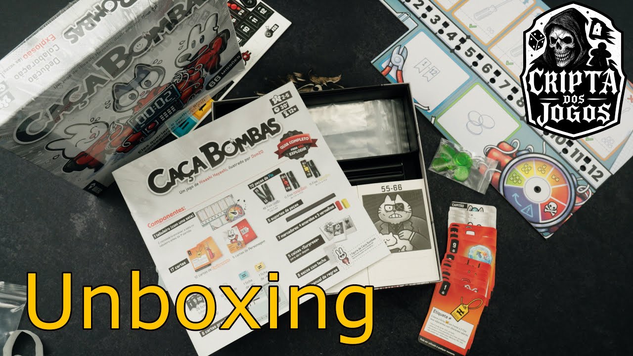 Unboxing do Caça Bombas - Edição Portuguesa da Devir do Bomb Busters
