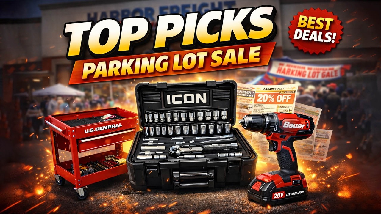 BEST Harbor Freight Parking Lot Sale Finds – Don't SKIP These!