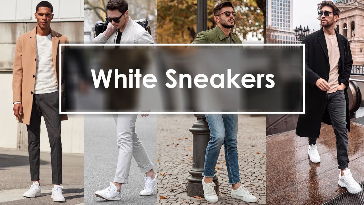 Men's fashion 2024 | Ultimate White Sneaker Outfits for Men | Latest Trends & Styles