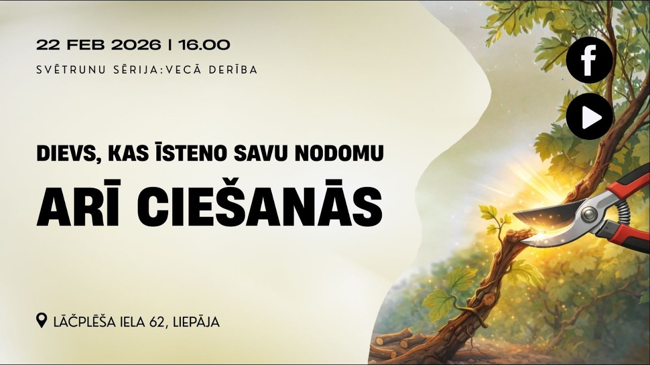 Dievs, kas īsteno savu nodomu arī ciešanās | Dievkalpojums