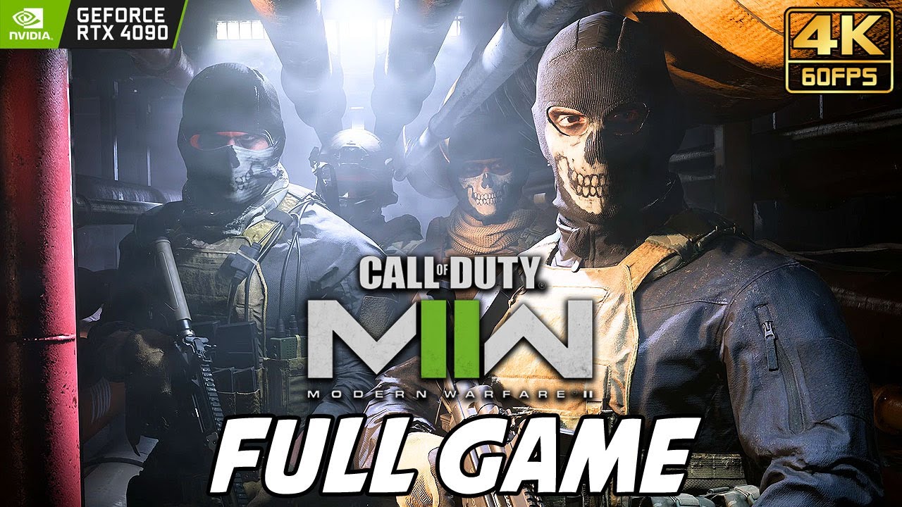 Call of Duty: Modern Warfare 2 (2022) FULL GAME Walkthrough (PC) No Commentary @ 4K 60ᶠᵖˢ ✔