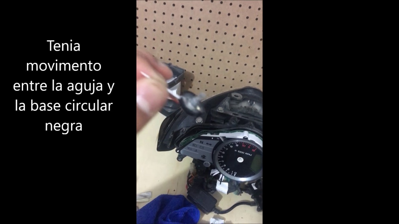 Arreglar Vibracion Tacometro Pulsar 200 NS 2014 /Tachometer needle vib fix PULSAR 200 NS