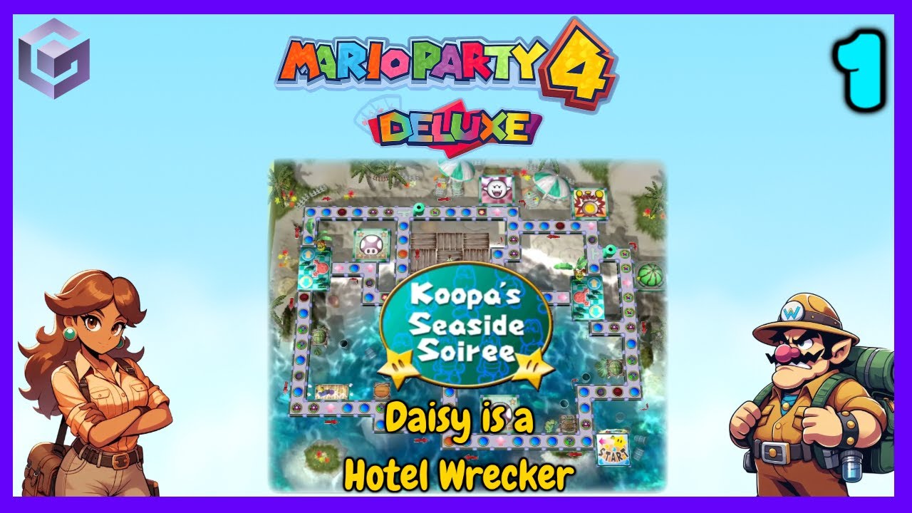 【Mario Party 4:  Deluxe Co-op】Koopa's Seaside Soiree [3]