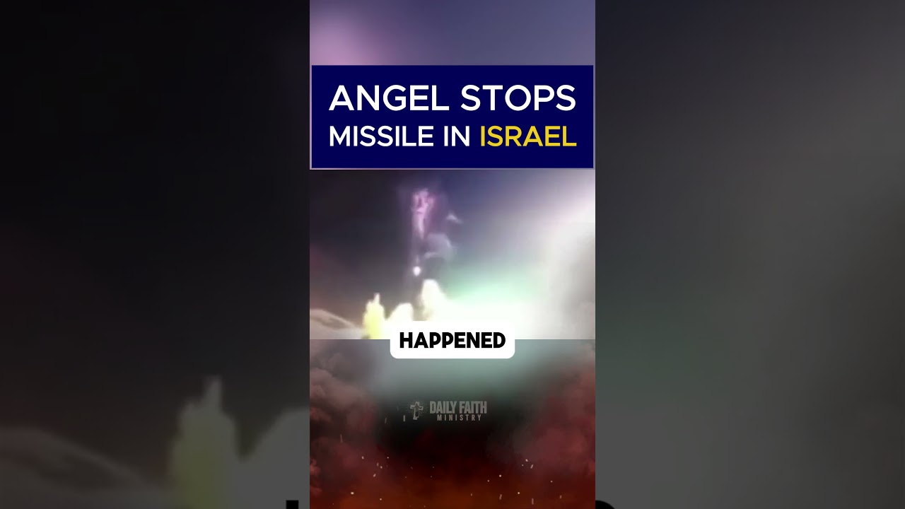 Angel Stops Missile In Israel. #christianity #christianfaith #biblestudy #bible #bibleprophecy