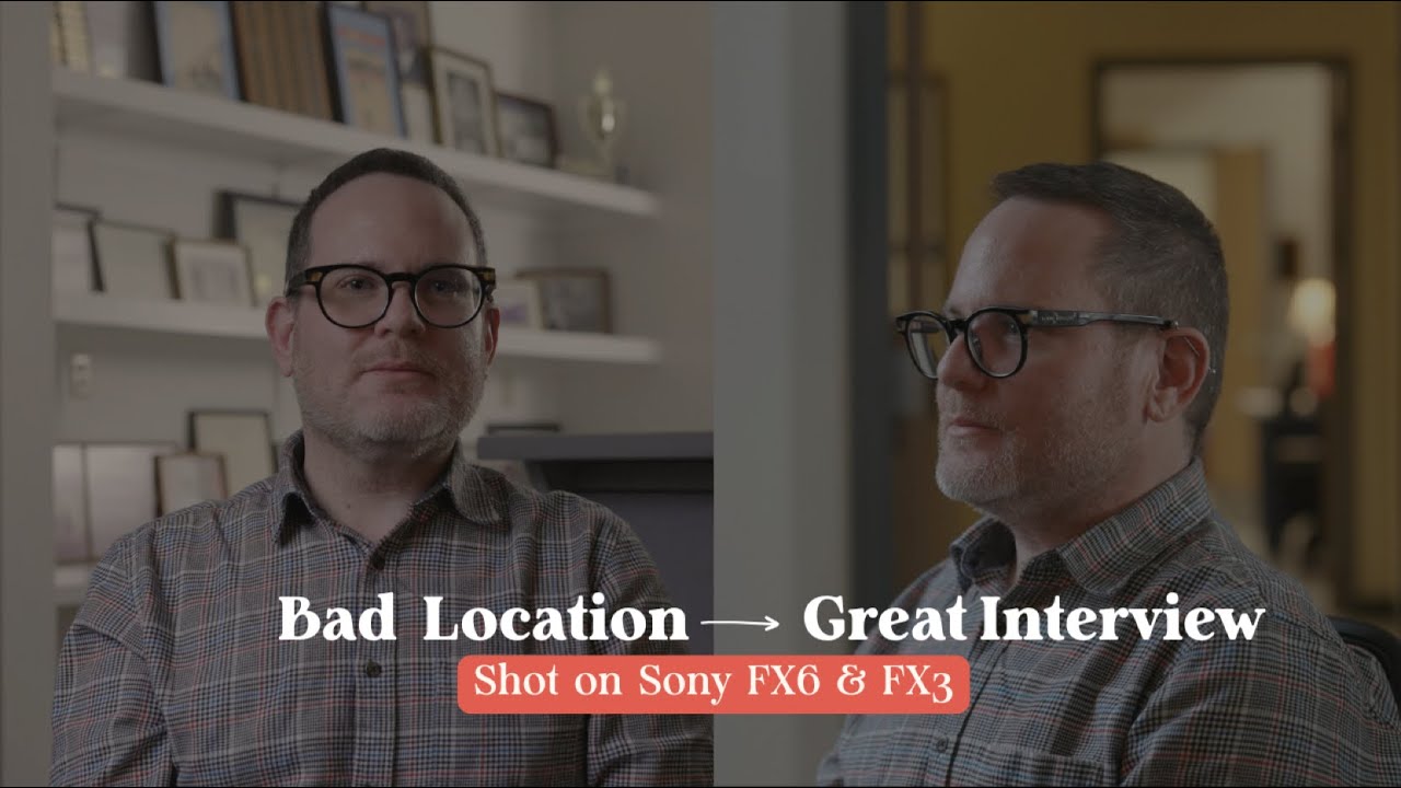 Turning a Bad Location Into a Cinematic Interview Setup