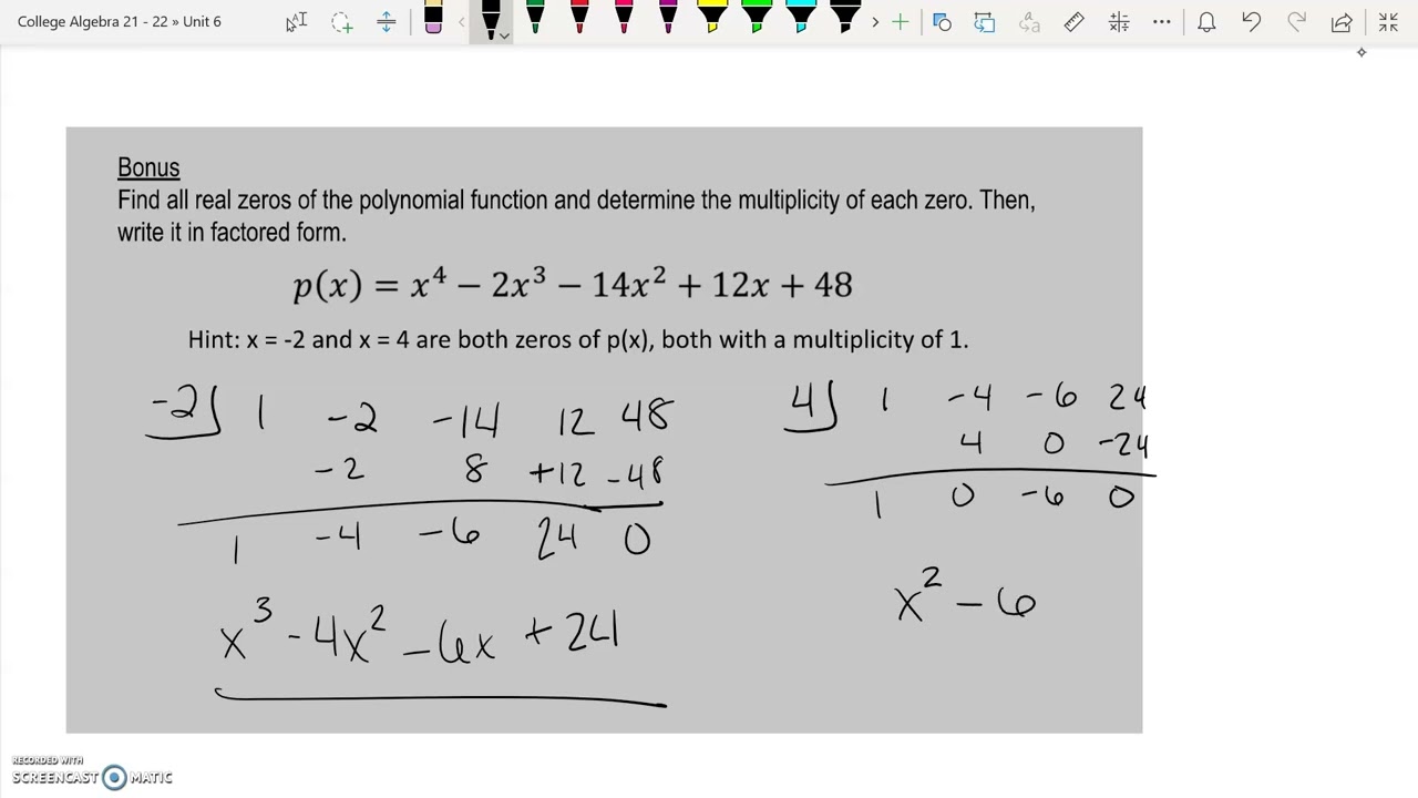 Fundamental Theorem of Algebra