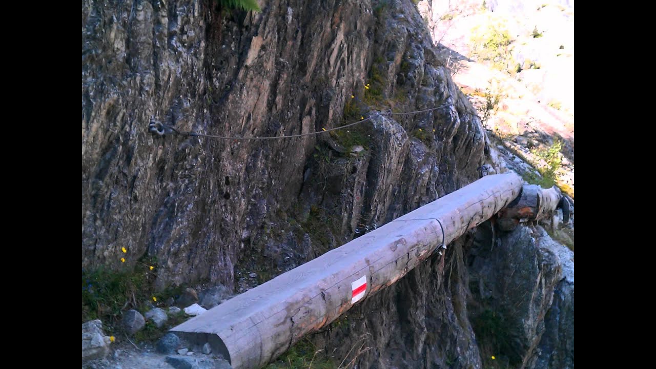 Foto Diashow Wanderung Panoramaweg Belalp nach Bettmeralp via Riederalp mit Hängebrücke