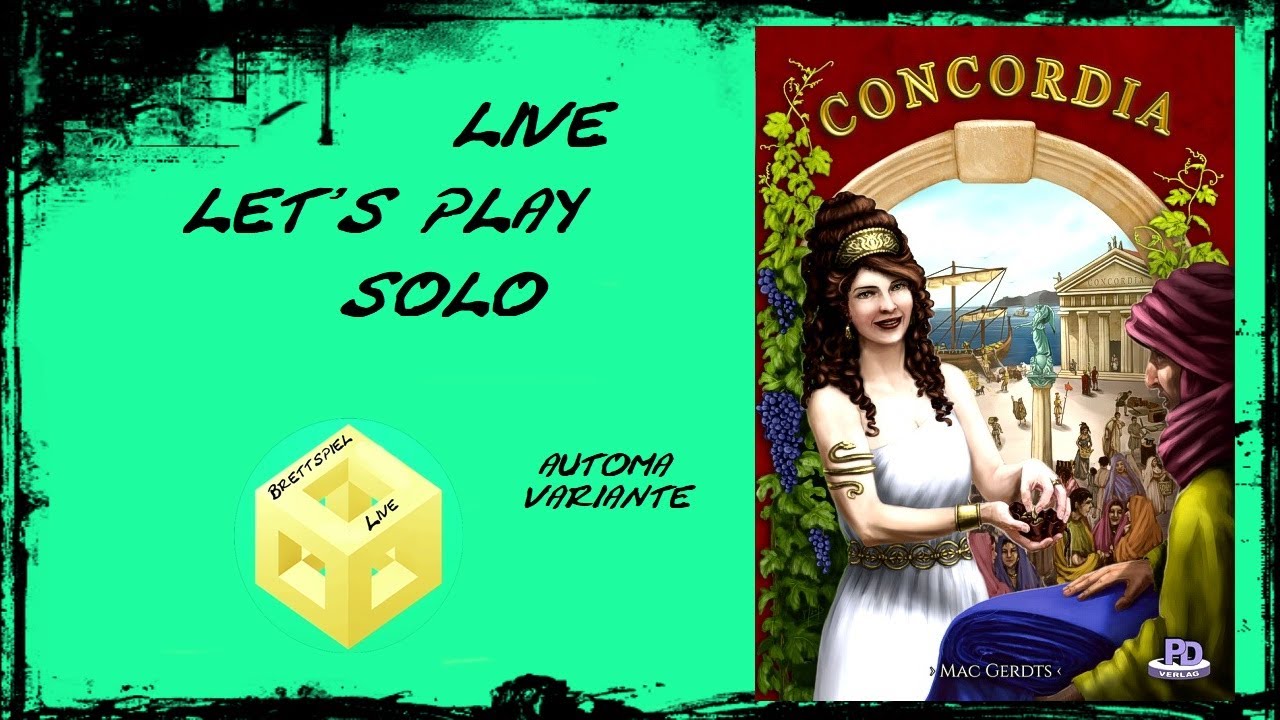 Concordia - [Brettspiel] [Live] [Let's Play] [Solo] - Automa Variante