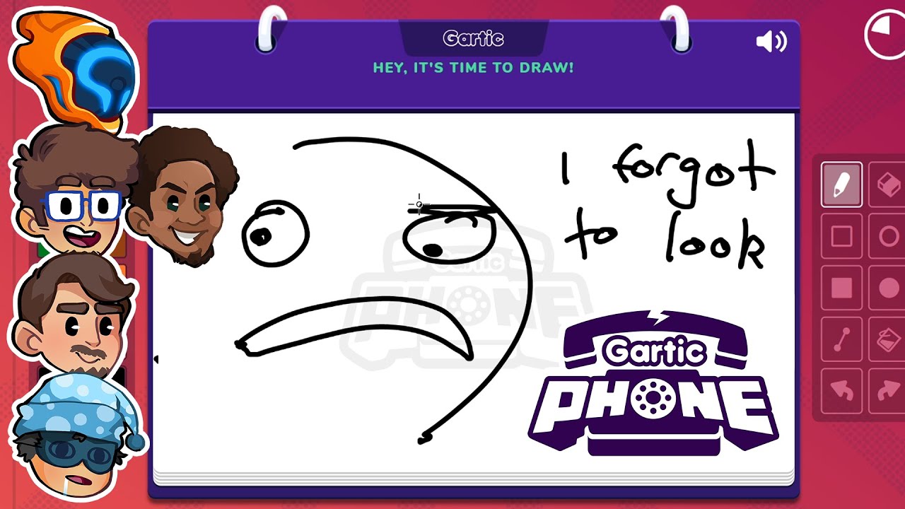 Knock-Off: Telephone, But With Terrible Drawings! - Gartic Phone [Wholesomeverse Live]