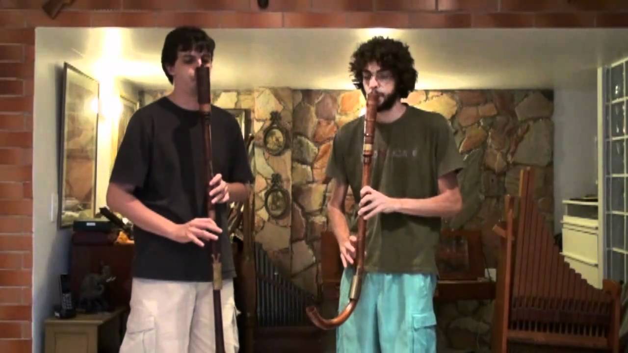 Bass crumhorn and cornamuse duo Tielman Susato - Madrigal & Herkulestanz - Crumhorn Cornamuse