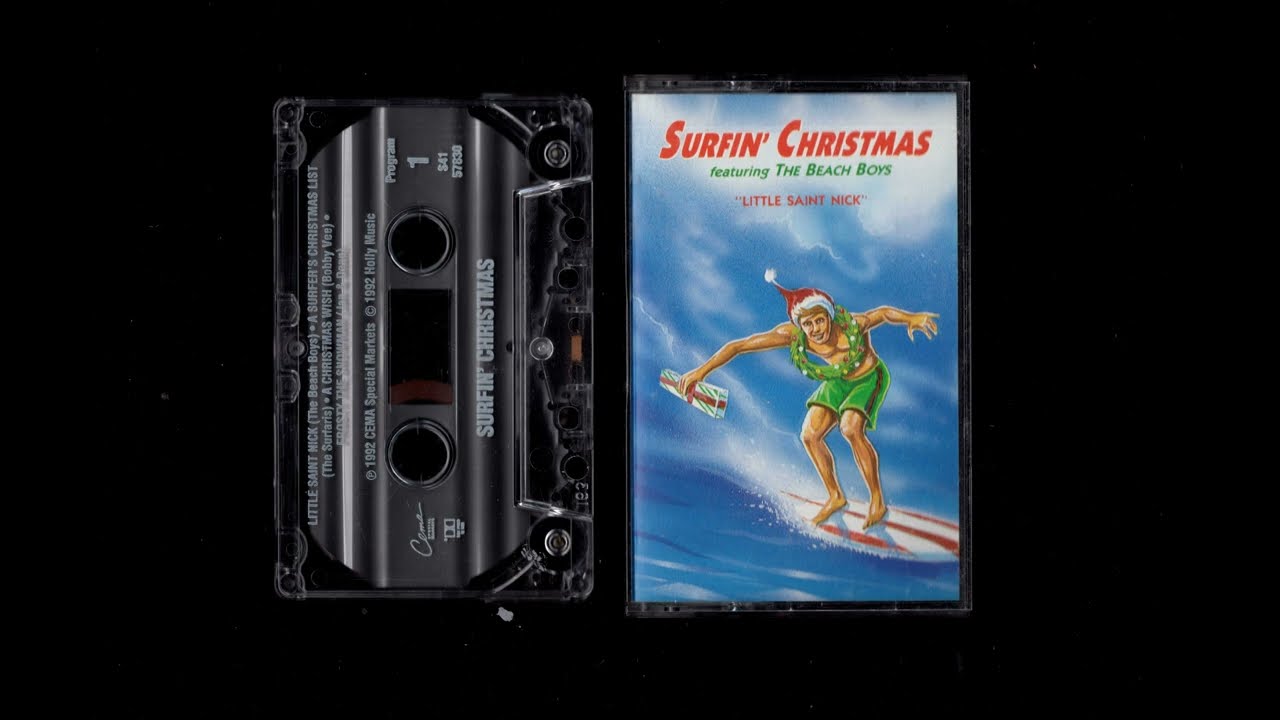 SURFIN CHRISTMAS   1992 CASSETTE TAPE FULL ALBUM RIP