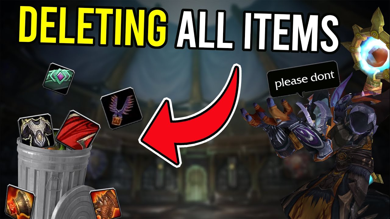 He tried to DELETE ALL OF OUR LOOT in TOGC