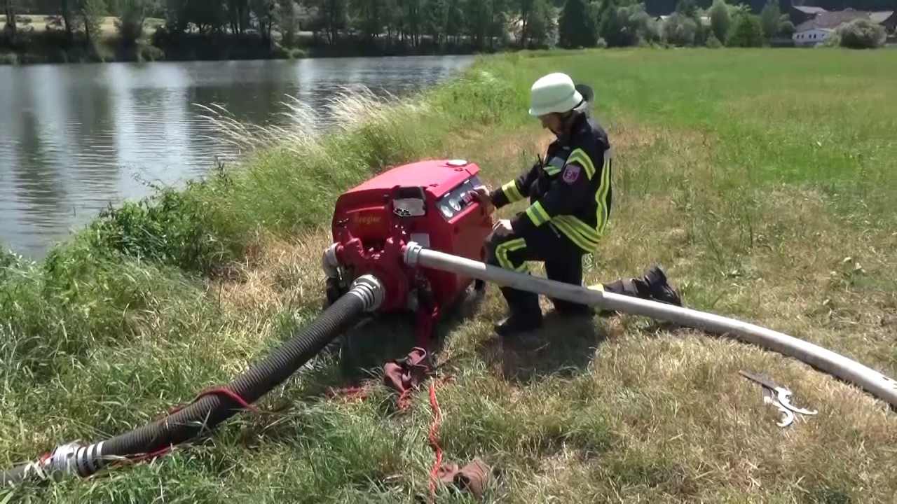Einsatzübung der Feuerwehr Bergham am 24 06 2017