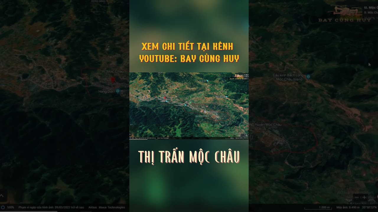 Flycam to&agrave;n cảnh thị trấn Mộc Ch&acirc;u, Sơn La  #mocchau #taybac #sonla
