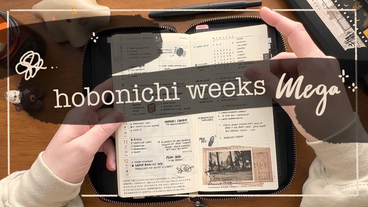 How I use my hobonichi weeks mega | yes, I switched 🙃 (again)
