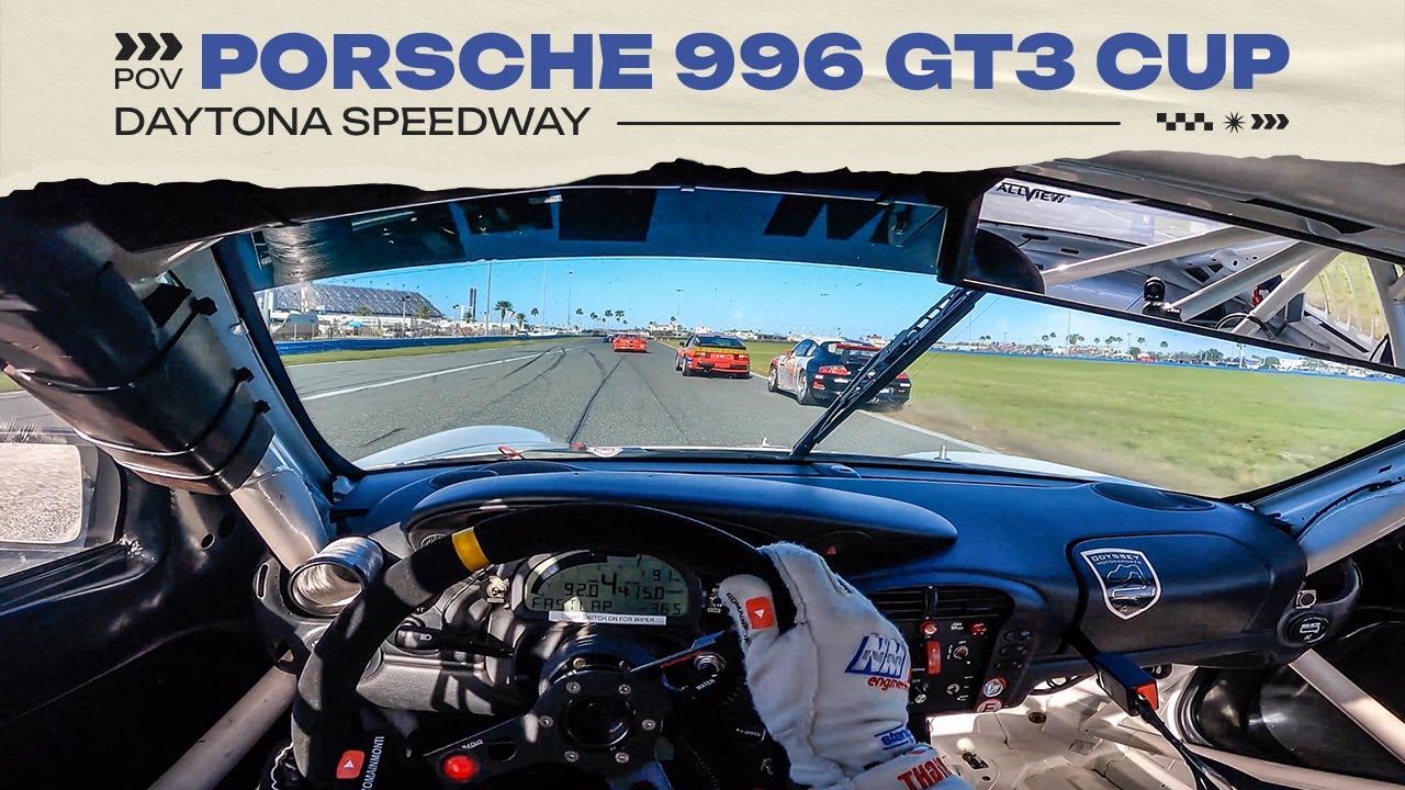 CRAZY POV | CRASHES & FIGHT | PORSCHE 996 GT3 CUP | DAYTONA SPEEDWAY