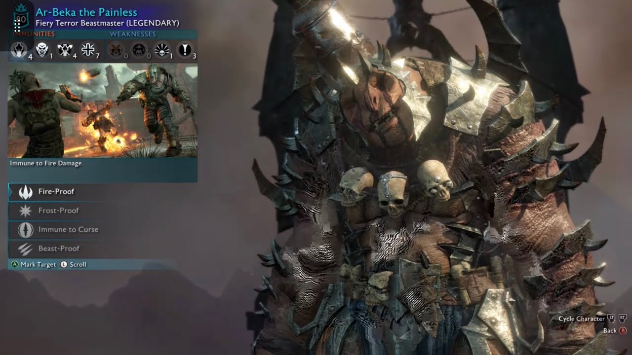 SHADOW OF WAR SURVIVAL 🐻Ar Beka the Painless⚔️
