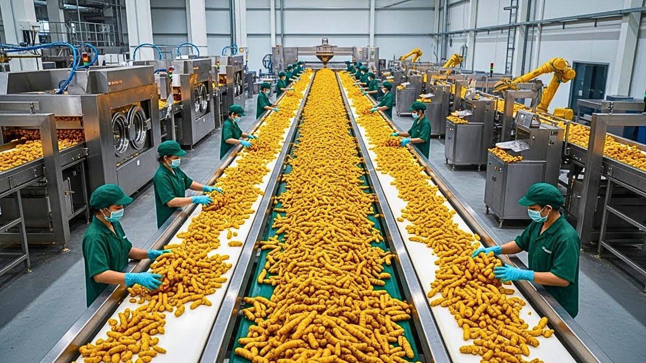 Inside a Modern Turmeric Factory: From Fresh Harvest to Premium Powder (Full Process)