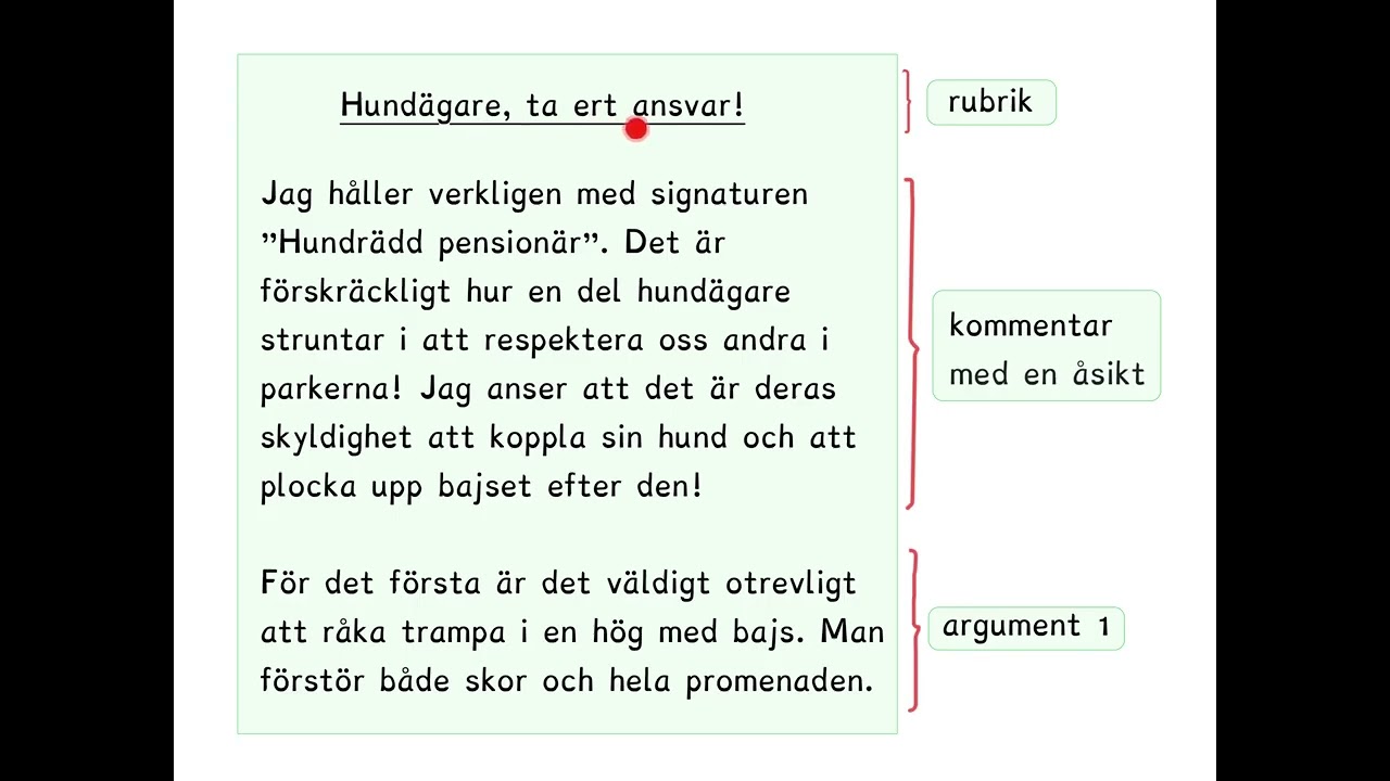 How to Learn Swedish - att skriva ett svar på en INSÄNDARE kurs D