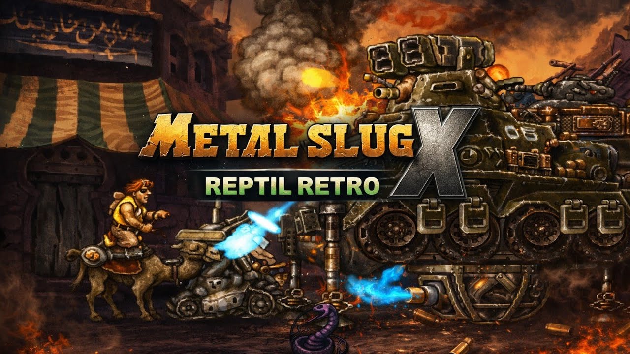 🛸💀 Metal Slug X – ONLINE COOPERATIVO | Reptil Retro 🤯🔥