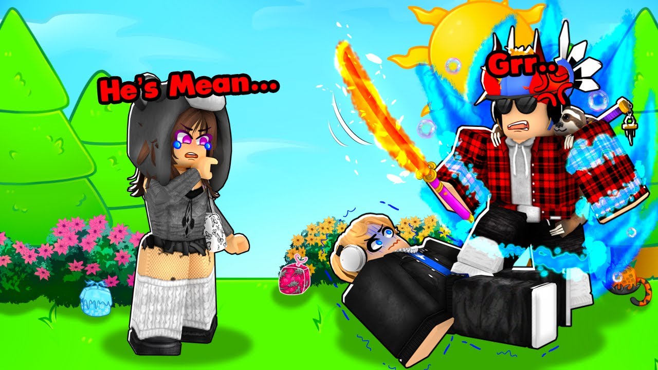 Her BOYFRIEND Was Being Mean, So I Got PAYBACK... (ROBLOX BLOX FRUIT)
