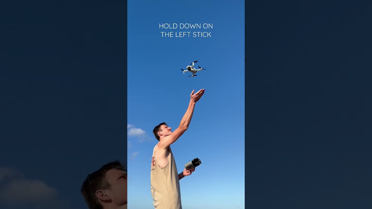 How to hand land DJI Mini 3 Drone #drone #mini3 #mini3pro #mini2 #djimini2 #drones #dronevideo #dji