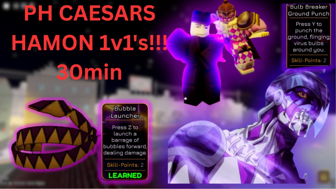 Part 3 of using PH but this time its Caesars hamon not vamp