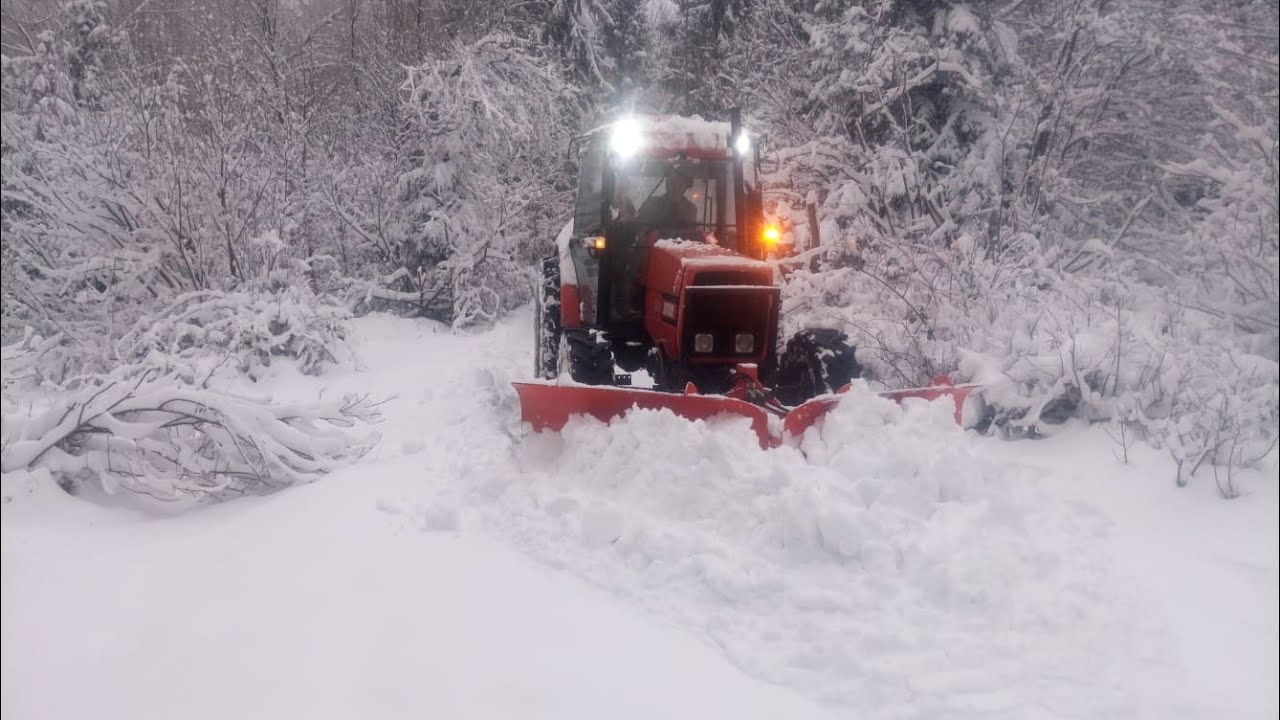 ❄️ZIMA 2019❄️ odśnieżanie w Beskidach